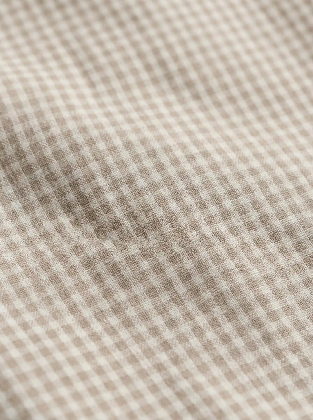 Beige check shirt