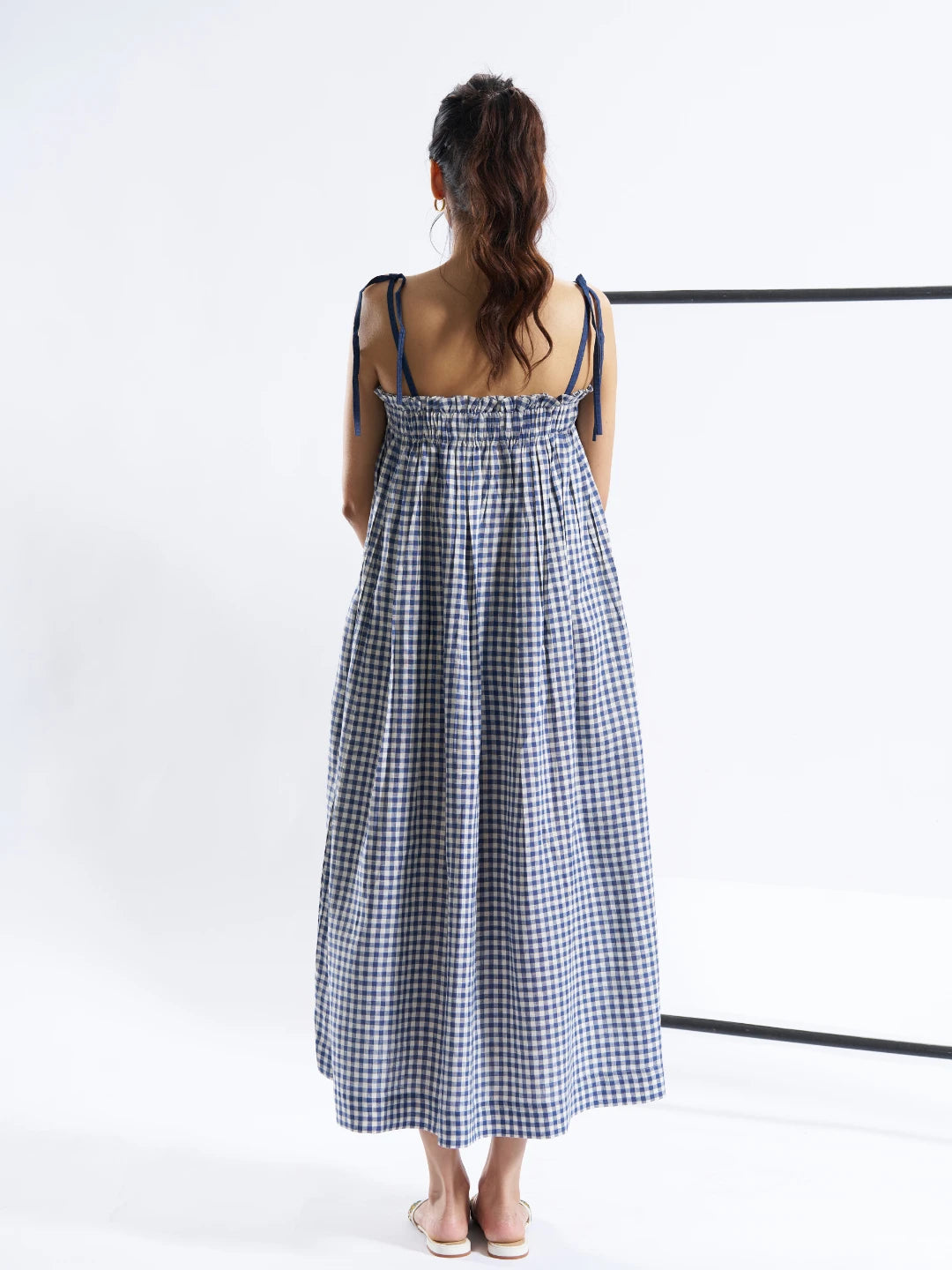 Blue Check Dress
