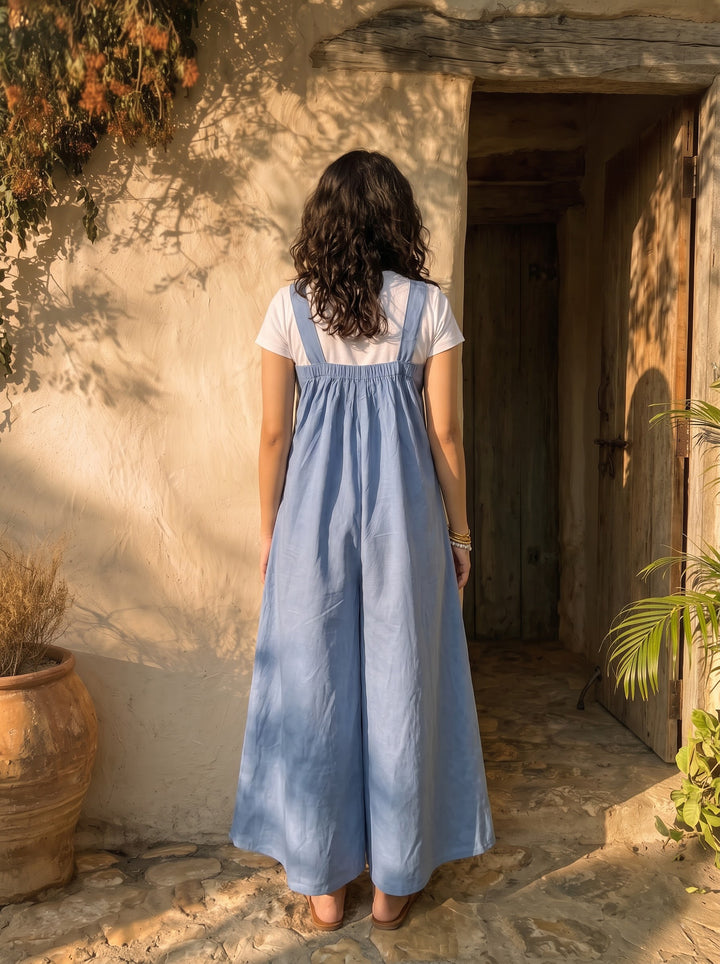 Blue Jump Suit