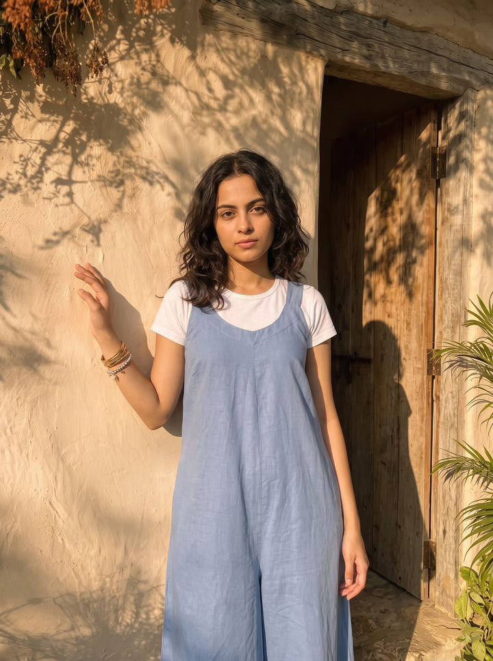 Blue Jump Suit