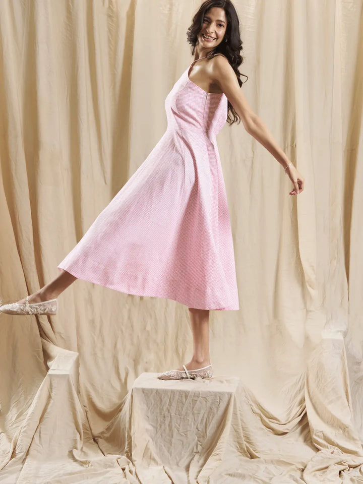 Pink Halter Dress