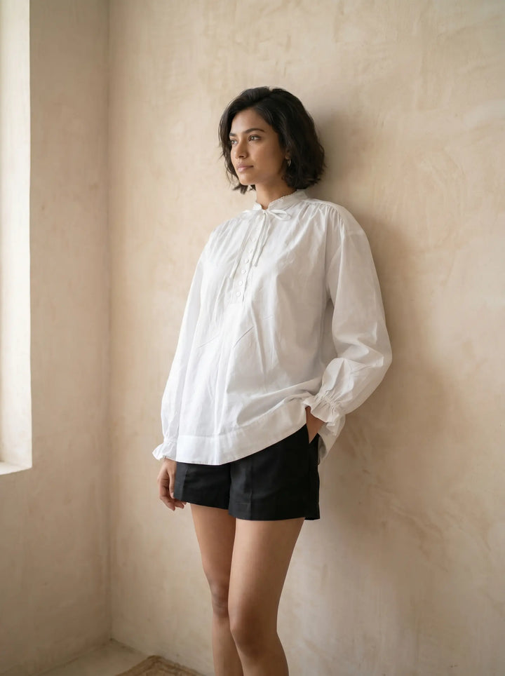 White full sleeve shirt