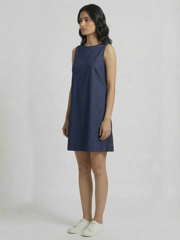 Denim Short Dress