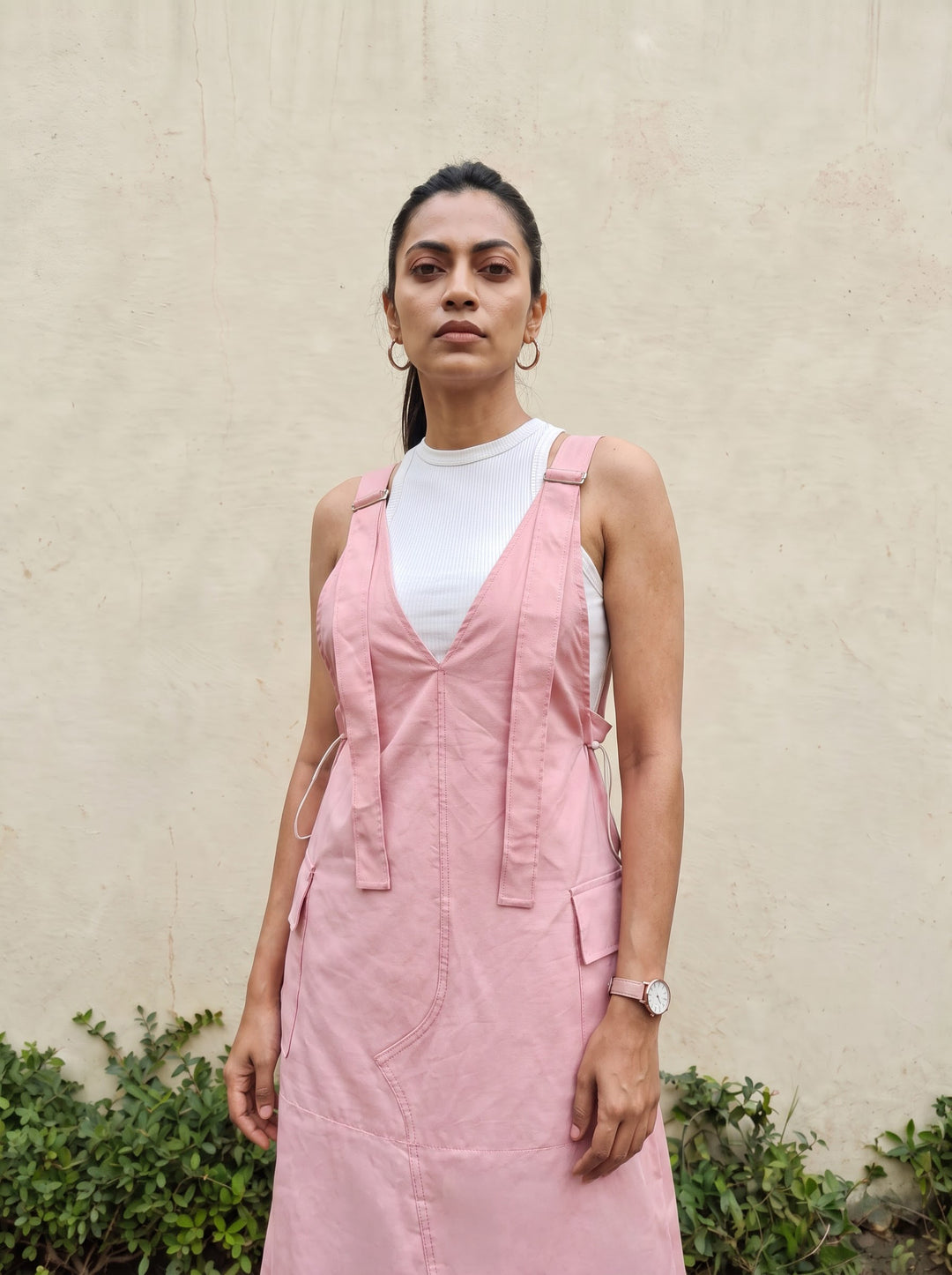 PINK PINAFORE WITH NET