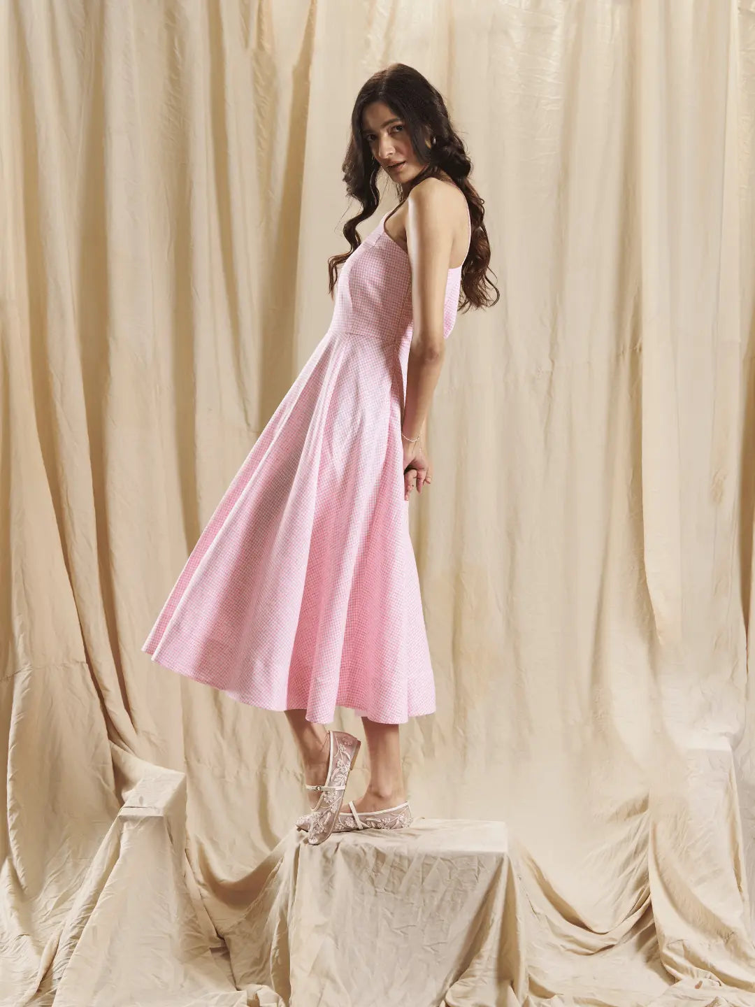 Pink Halter Dress