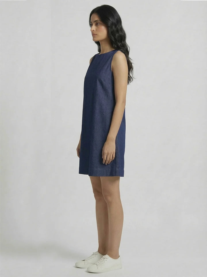 Denim Short Dress