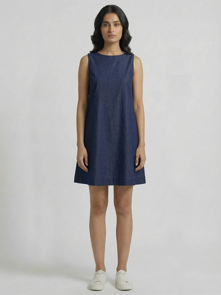 Denim Short Dress