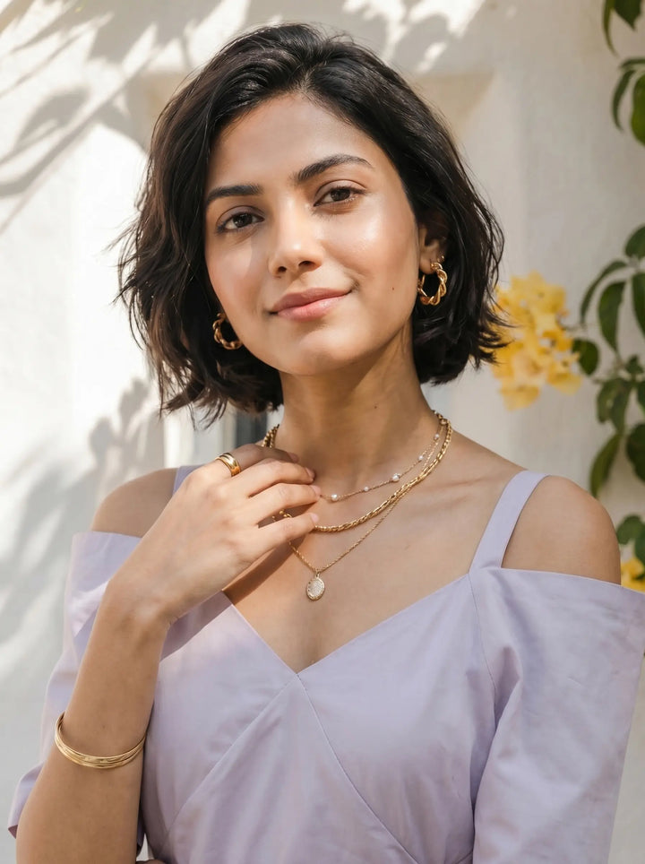 Lavender Off Shoulder Dress