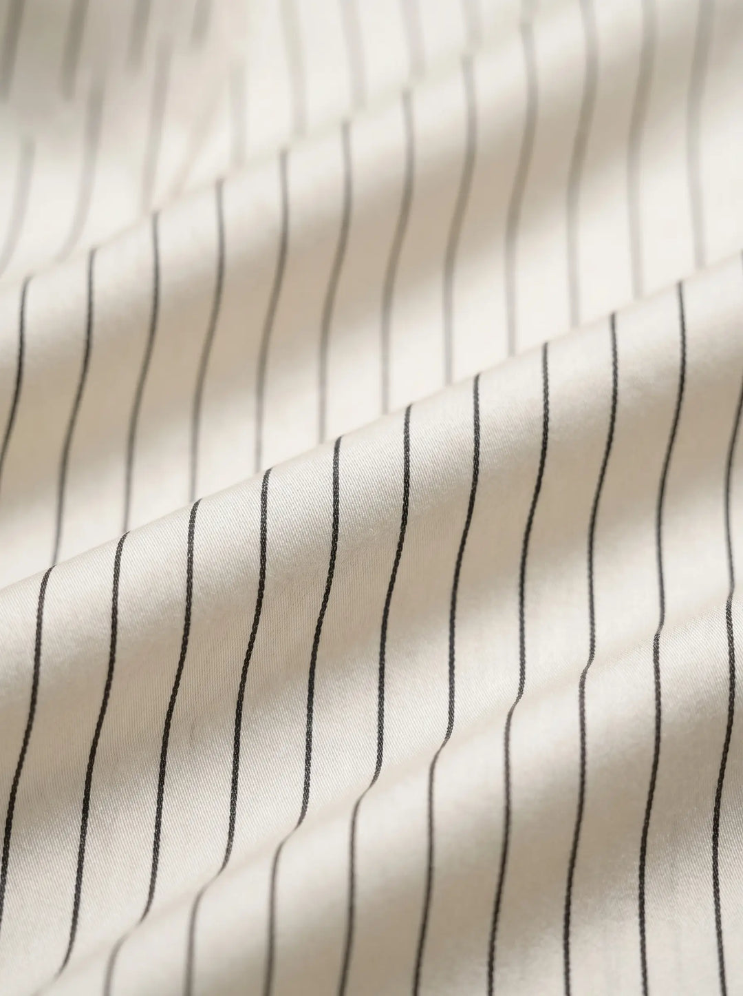 White Tie Up Top with Black Stripes