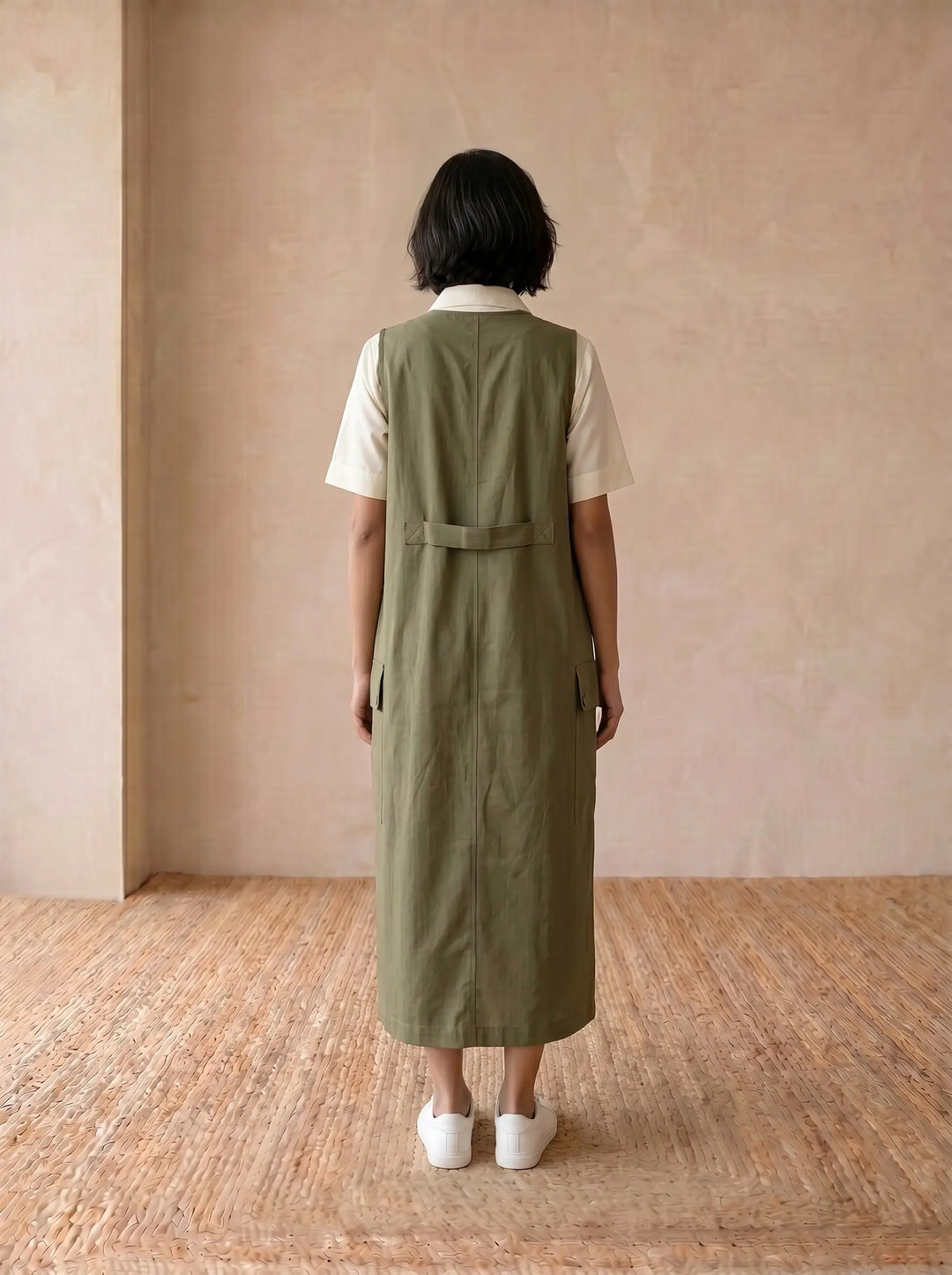 Green CARGO DRESS