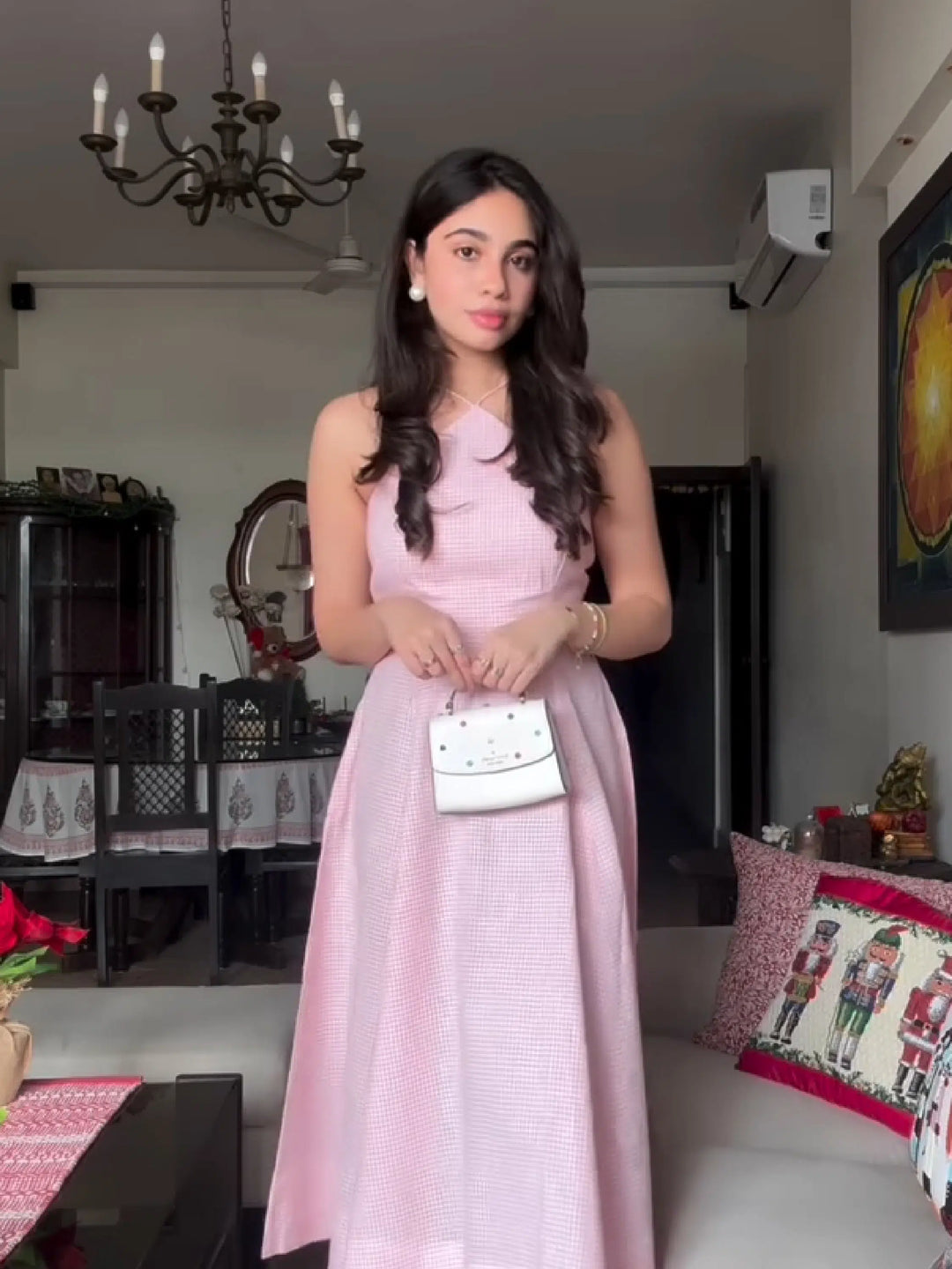 Pink Halter Dress